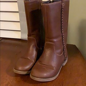 Children’s place brown knee high boots